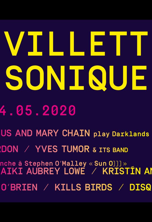 Programmation Villette Sonique 2020